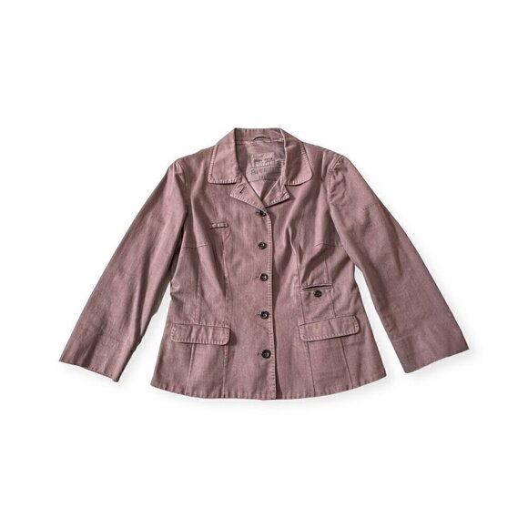Miu Miu Washed cotton jacket, size 44 Italy, Mauve, Dusty pink - Picture 5 of 14